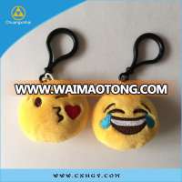 cheap wholesale whatsapp emoticon plush emoji keychain